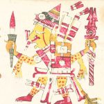 Xipe-Totec as depicted in the Codex Borgia