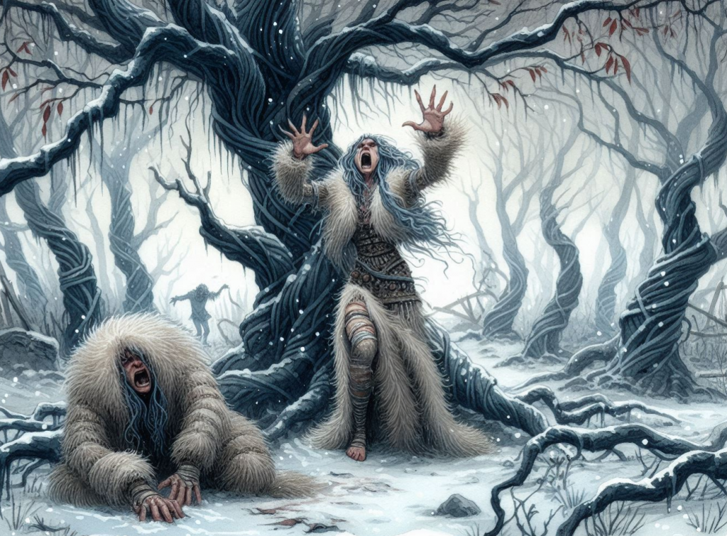 Varamyr trying to possess Thistle