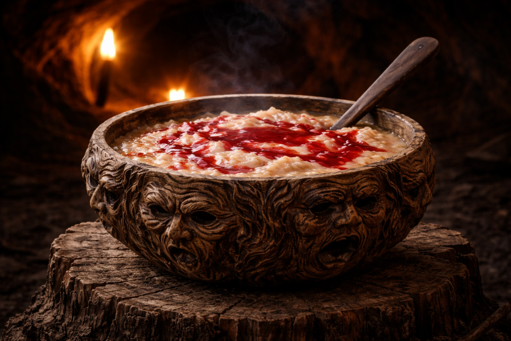 A bowl of weirwood seed paste